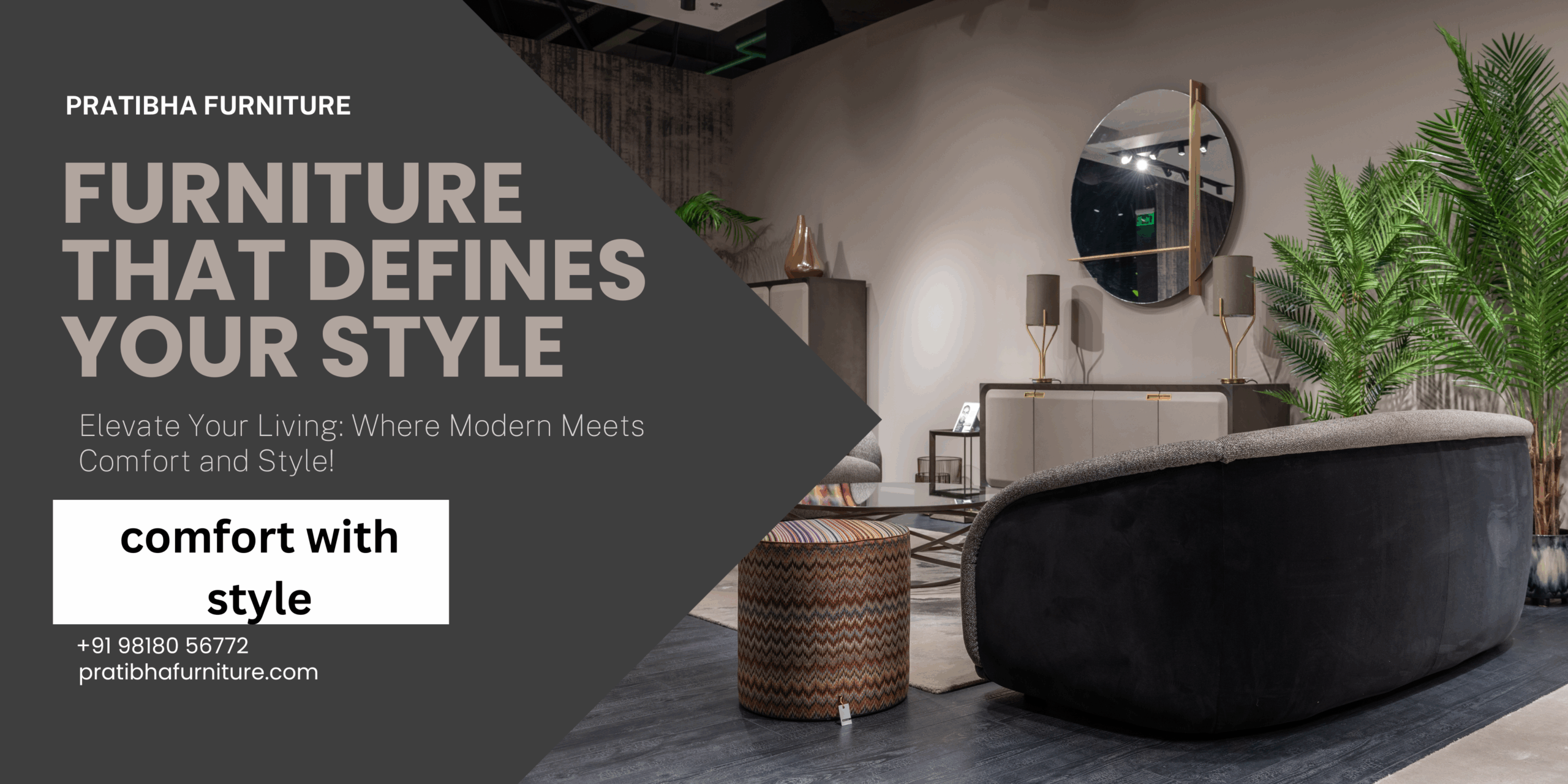 Grey Modern Furniture Promotion Banner Scaled