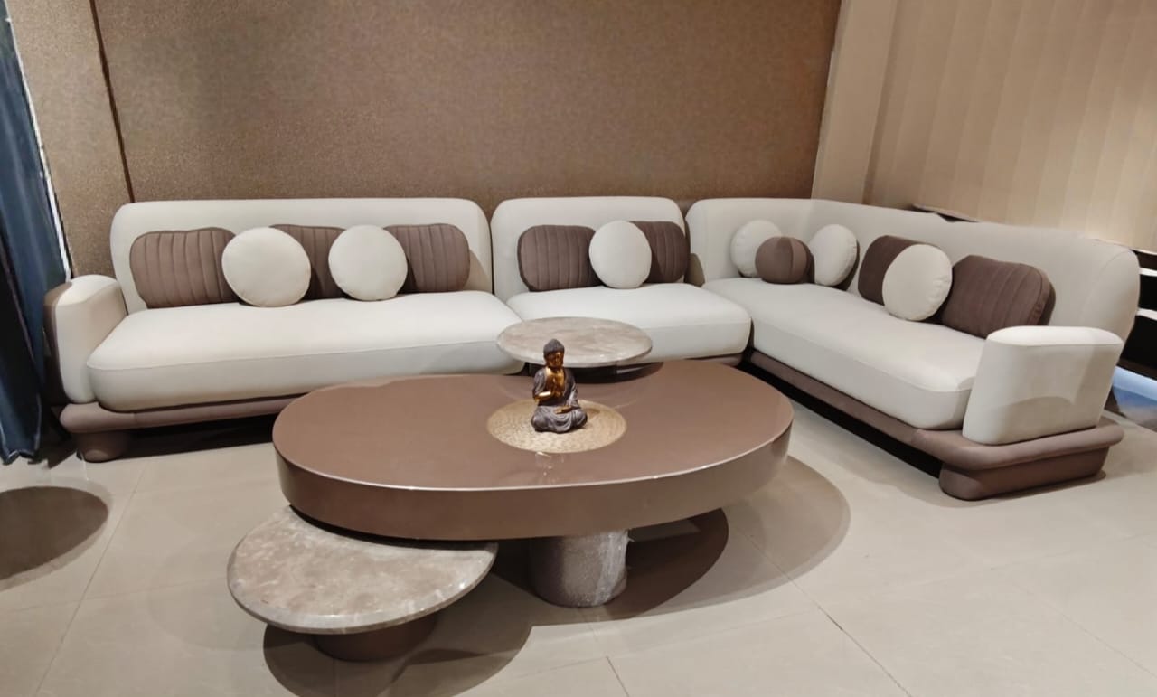 veloura l shape sofa 8 seater (with ottoman)